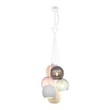 Lampa wisząca Cases PND-94794-6A-MLTI 6x40W/E14 IP20 od Italux