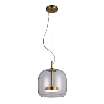 Lampa wisząca Caste PND-17760A-BRSS-CL 3000K 1x10W/LED 850lm IP20 od Italux