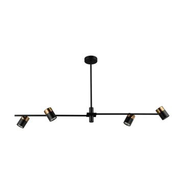 Lampa sufitowa Elice PND-58892-4-BK-BRO 4x35W/GU10 IP20 od Italux
