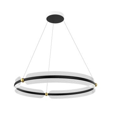 Lampa wisząca Faris PND-62738-53W-3K-BK-GD 3000K 1x53W/LED 3600lm IP20 od Italux