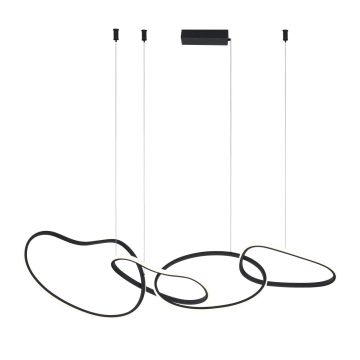 Lampa wisząca Fonte PND-22412-S4-BK 3000K|4000K|6000K 4x60W/LED 5300lm IP20 od Italux