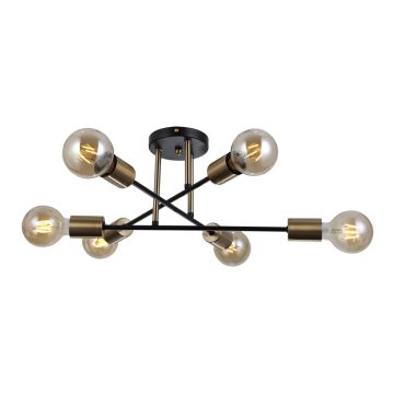 Lampa wisząca Formio PND-4052-6-BL-HBR 6x40W/E27 IP20 od Italux