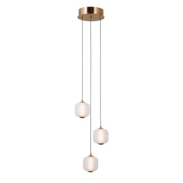 Lampa wisząca Ganti PND-34362-3-HBR-OPAL 3000K 3x8W/LED 865lm IP20 od Italux