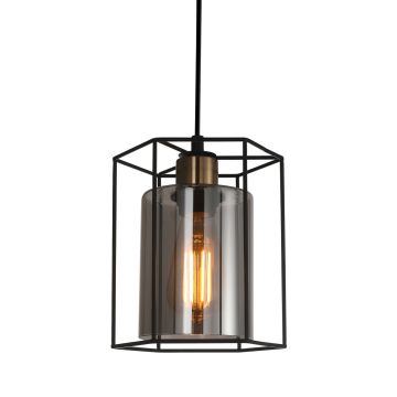 Lampa wisząca Kalula PND-78901-1-BK+SG 1x40W/E27 IP20 od Italux