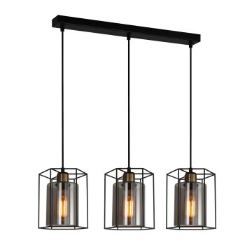 Lampa wisząca Kalula PND-78901-3-BK+SG 3x40W/E27 IP20 od Italux