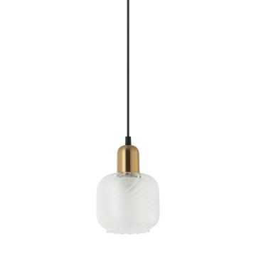 Lampa wisząca Lamezia PND-67594-1-BRO+CL 1x40W/E27 IP20 od Italux
