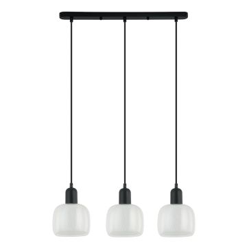 Lampa wisząca Lamezia PND-67594-3-BK+CL 3x40W/E27 IP20 od Italux