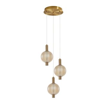 Lampa wisząca Lenti PND-83631-3-AB-AMB 3000K 1x18W/LED 1340lm IP20 od Italux