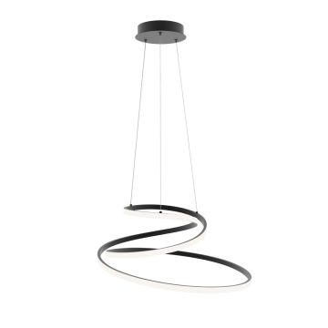 Lampa wisząca Lorila PND-2168-M-BK 3000K|4000K|6000K 1x60W/LED 3300lm IP20 od Italux