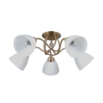 Lampa sufitowa Lugano PND-5643-5-HBR 5x40W/E27 IP20 od Italux