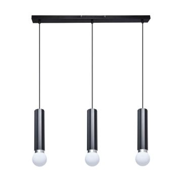 Lampa wisząca Macera PND-33849-3-BK 3x40W/E27 IP20 od Italux
