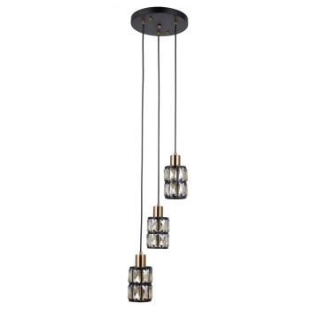 Lampa wisząca Menfi PND-44236-3-BK-GD 3x40W/E27 IP20 od Italux