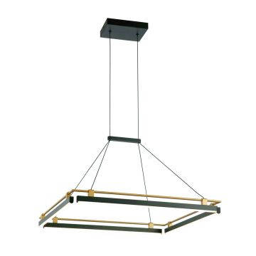 Lampa wisząca Merlot PND-54638S-44W-3K-BK-GD 3000K 1x44W/LED 1460lm IP20 od Italux