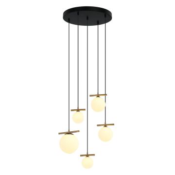 Lampa wisząca Merseta PND-463325A-BRO+W 3xE14 40W |2xG9 25W/E14|G9 IP20 od Italux