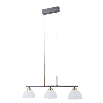 Lampa wisząca Montiela PND-34374-3-BK 3000K 3x15W/LED 772lm IP20 od Italux
