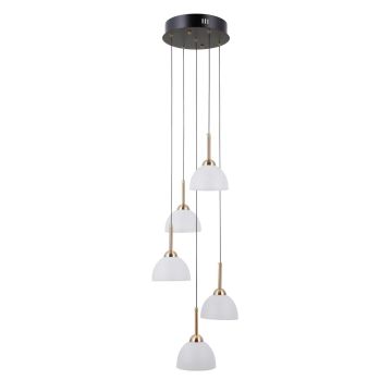 Lampa wisząca Montiela PND-34374-5-BK 3000K 5x25W/LED 1286lm IP20 od Italux