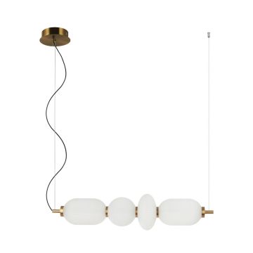 Lampa wisząca Nico PND-8545-4H-AB-WH 3000K 1x18W/LED 1925lm IP20 od Italux