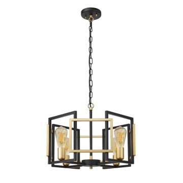 Lampa wisząca Primero PND-44003-4-BK-GD 1x60W/E27 IP20 od Italux