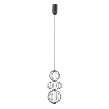 Lampa wisząca Rabel PND-344221-3V-BK 3000K 3x10W/LED 713lm IP20 od Italux