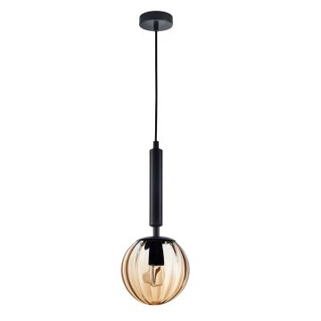 Lampa wisząca Ravena PND-2324-1 BK+AMB 1x10W/E27 IP20 od Italux