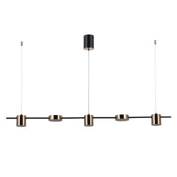 Lampa wisząca Remdal PND-16374-5-BK-4K 4000K 30W/LED 2300lm IP20 od Italux