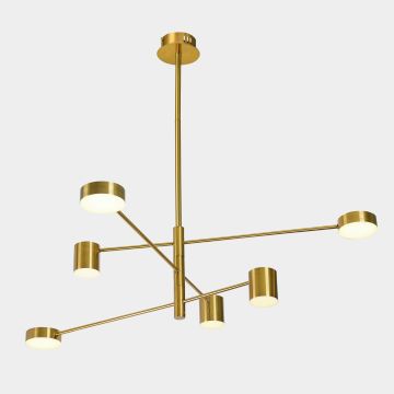 Lampa wisząca Remdal PND-16374-6-COP-GD-4K 4000K 36W/LED 2700lm IP20 od Italux