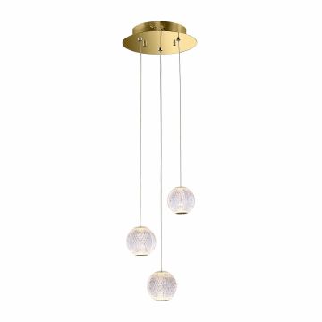 Lampa wisząca Rosario PND-12220121-3A-GD 3000K 3x12.6W/LED 840lm IP20 od Italux