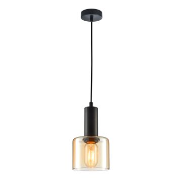 Lampa wisząca Santia PND-65342-1-BK+AMB 1x40W/E27 IP20 od Italux