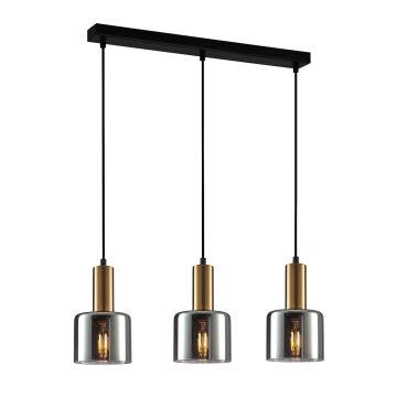 Lampa wisząca Santia PND-65342-3-BRO+SG 3x40W/E27 IP20 od Italux