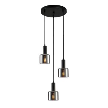 Lampa wisząca Santia PND-65342-3A-BK+SG 3x40W/E27 IP20 od Italux