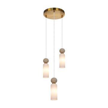 Lampa wisząca Santos PND-95331-3-BRSS 3x40W/G9 IP20 od Italux