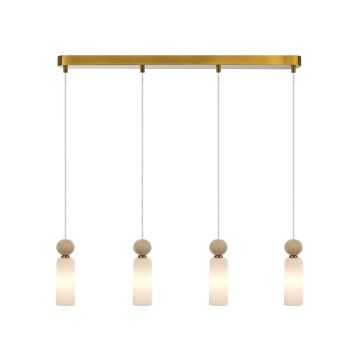 Lampa wisząca Santos PND-95331-4-BRSS 4x40W/G9 IP20 od Italux