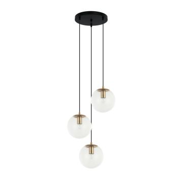 Lampa wisząca Sarpo PND-58867-3S-BK-BRO 3x40W/E27 IP20 od Italux