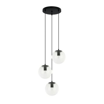 Lampa wisząca Sarpo PND-58867-3S-BK 3x40W/E27 IP20 od Italux