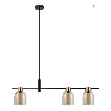 Lampa wisząca Servio PND-66892-3-BK-AMB 1x25W/G9 IP20 od Italux