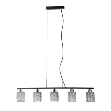 Lampa wisząca Simona PND-40814-5-BK-HBR 5x40W/E14 IP20 od Italux