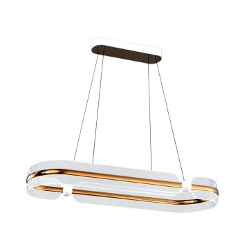 Lampa wisząca Sopla PND-63728-56W-3K-GD 3000K 1x56W/LED 3900lm IP20 od Italux