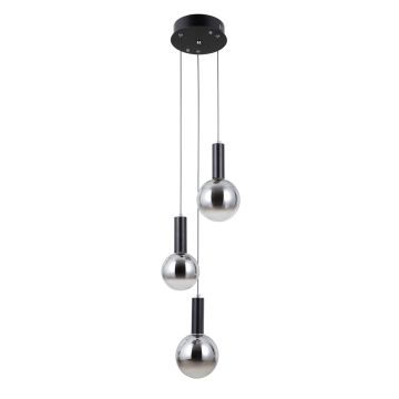 Lampa wisząca Strela PND-34378-3S-BK 3000K 3x15W/LED 1188lm IP20 od Italux