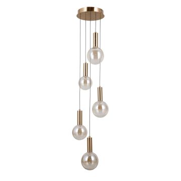 Lampa wisząca Strela PND-34378-5S-HBR 3000K 5x25W/LED 1450lm IP20 od Italux
