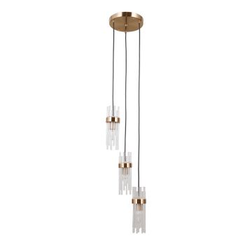 Lampa wisząca Taraso PND-40760-3-HBR 3x40W/E14 IP20 od Italux