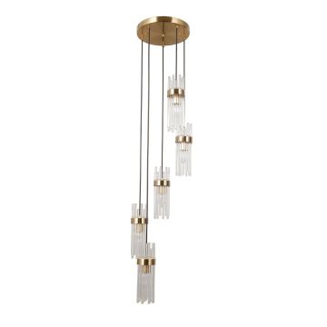 Lampa wisząca Taraso PND-40760-5-HBR 3x40W/E14 IP20 od Italux