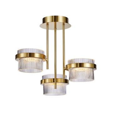 Lampa sufitowa Tiara PND-77362-3-24W-GD 3000K 3x24W/LED 2603lm IP20 od Italux