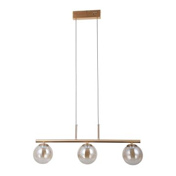 Lampa wisząca Velada PND-34381-3-HBR 3000K 3x15W/LED 610lm IP20 od Italux