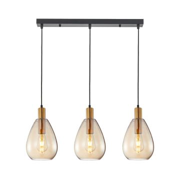 Lampa wisząca Zulo PND-27812-3-BRO-AMB 3x40W/E27 IP20 od Italux