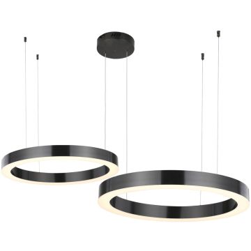 Lampa wisząca CIRCLE 2in1 ST-8848-40+60 black 3000K 2x53W/LED 5035lm IP20 od Step Into Design
