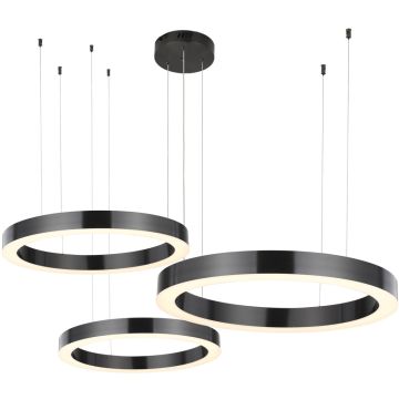 Lampa wisząca CIRCLE 3in1 ST-8848-40+60+80 black 3000K 3x93W/LED 8835lm IP20 od Step Into Design