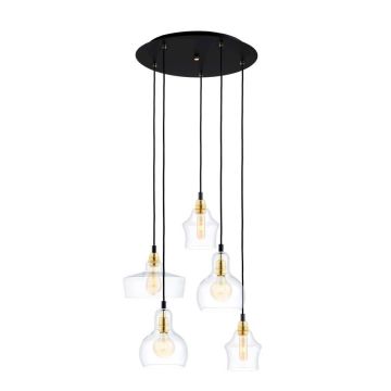 Lampa wisząca LONGIS 5 10878505 5x25W/E27 IP20 od Kaspa