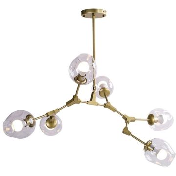 Lampa sufitowa MODERN ORCHID ST-1232-6 GOLD transparent 6x60W/E27 IP20 od Step Into Design