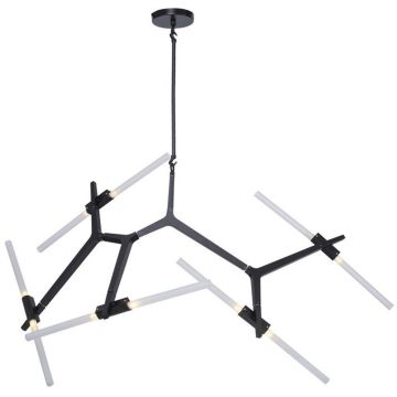 Lampa sufitowa STICKS ST-1001-10 black 10x20W/G9 IP20 od Step Into Design