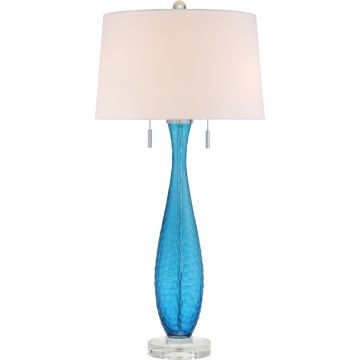 Lampa stołowa Ocean Blue QZS-Q2314T 2x60W/E27 od Quoizel